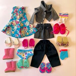Adora and Misc. 18” Doll Clothes & Shoes Lot